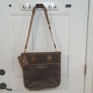 Steve Madden Brown Faux Leather Bag